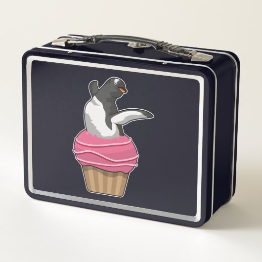 Penguin met Muffin (Achterkant)