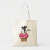 Penguin met Muffin Tote Bag (Voorkant)