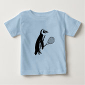 Penguin met Tennis Racquet (Voorkant)