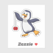 Penguin met Yo-Yo Sticker (Vel)