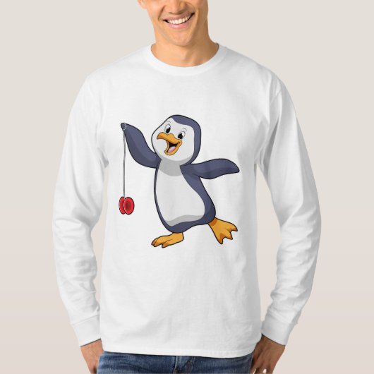 Penguin met Yo-Yo T-shirt (Voorkant)