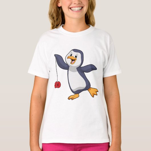Penguin met Yo-Yo T-shirt (Voorkant)