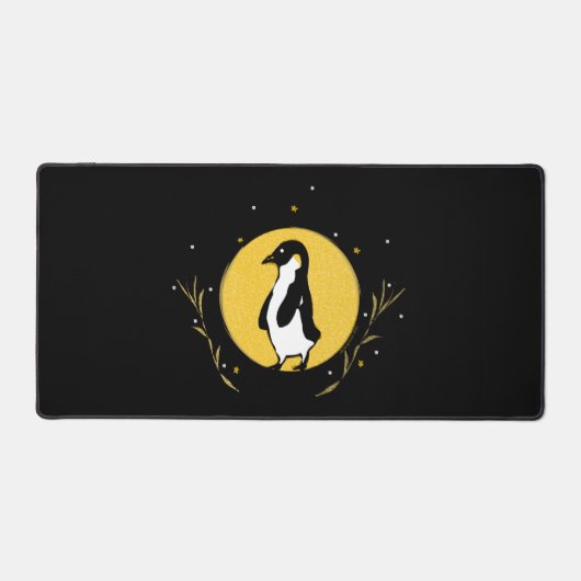 Penguin Moon Desk Mat (Voorkant)