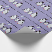 Penguin Moon Wrapping Paper Cadeaupapier (Hoek)