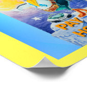 Penguin Moonwalk Homage Poster (Hoek)