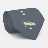 Penguin Morse Code Stropdas (Opgerold)