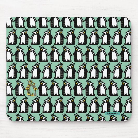 Penguin Mousepad Muismat (Voorkant)