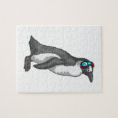 Penguin Music-hoofdtelefoon Legpuzzel (Horizontaal)