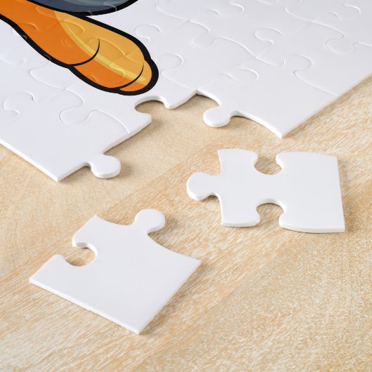 Penguin Music-hoofdtelefoon Legpuzzel (Zijkant)