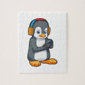Penguin Music-hoofdtelefoon Legpuzzel (Verticaal)