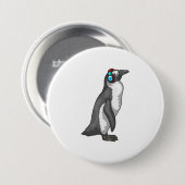 Penguin Music-hoofdtelefoon Ronde Button 7,6 Cm (Voorkant /achterkant)