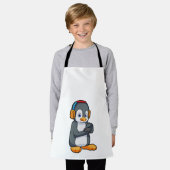 Penguin Music-hoofdtelefoon Schort (Gedragen)