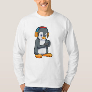 Penguin Music-hoofdtelefoon T-shirt
