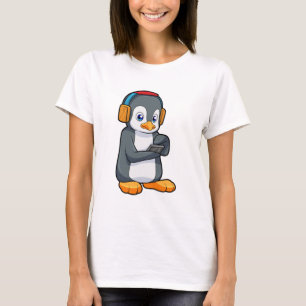 Penguin Music-hoofdtelefoon T-shirt