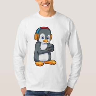 Penguin Music-hoofdtelefoon T-shirt