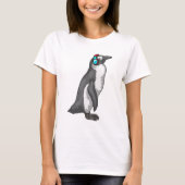Penguin Music-hoofdtelefoon T-shirt (Voorkant)
