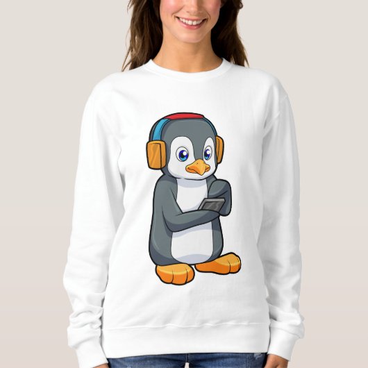 Penguin Music-hoofdtelefoon Trui (Voorkant)