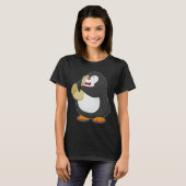 Penguin Musician Saxophone Music T-shirt (Voorkant volledig)