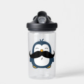 Penguin Mustache CamelBak Eddy Waterfles (Voorkant)