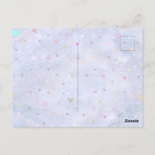 Penguin named Button Briefkaart (Achterkant)