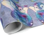 Penguin named Button Cadeaupapier (Rol Hoek)