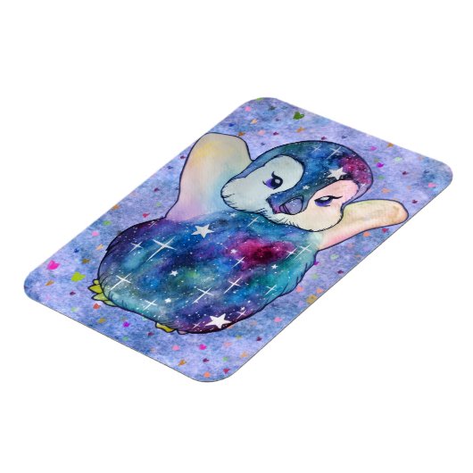 Penguin named Button Magneet (Linkerzijde)