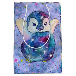 Penguin named Button Medium Cadeauzakje