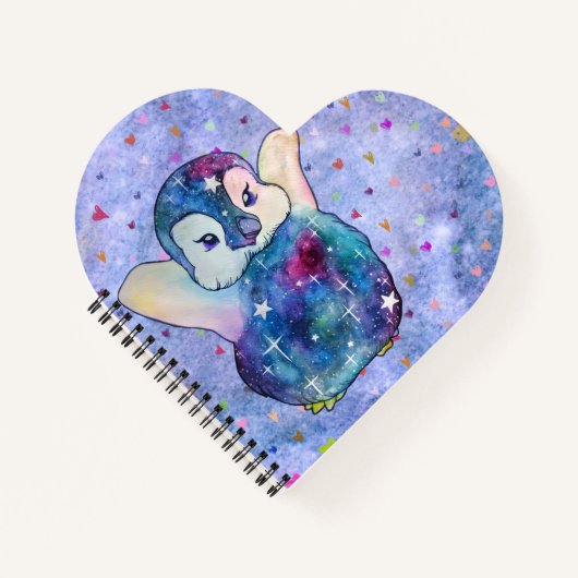 Penguin named Button Notitieboek (Voorkant)