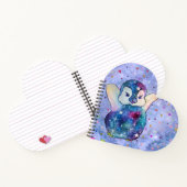 Penguin named Button Notitieboek (Binnen)