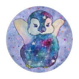 Penguin named Button Snijplank