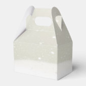 Penguin Neutral Twins Baby Shower Winter Theme Bedankdoosjes (Achterkant)