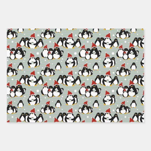 Penguin Nightcap Inpakpapier Vel (Voorkant)