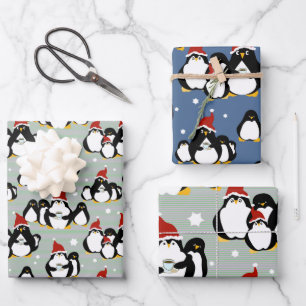 Penguin Nightcap Inpakpapier Vel