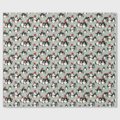 Penguin Nightcap Wrapping Paper Cadeaupapier (Vlak)