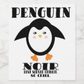 Penguin Noir Wijn Etiketten (Enkel label)
