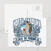 Penguin North Carolina Briefkaart (Voorkant / Achterkant)