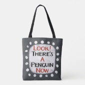 Penguin Now Canvas tas (Achterkant)