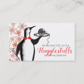 Penguin-ober breinaalden garen visitekaartje (Voorkant)