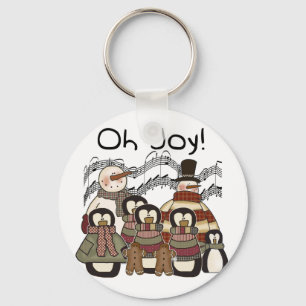 Penguin Oh Joy kerstshirts en cadeautjes Sleutelhanger