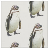 Penguin on White Stof (Close Up)