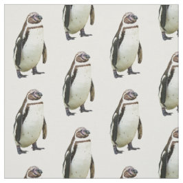 Penguin on White Stof