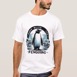 Penguin ondersteunt milieubewustzijn in de oceaan t-shirt