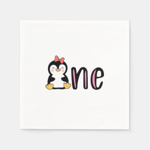 Penguin One 1st Birthday Servet