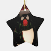Penguin Ornaments - Double Sided Keramisch Ornament (Links)