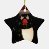 Penguin Ornaments - Double Sided Keramisch Ornament (Achterkant)