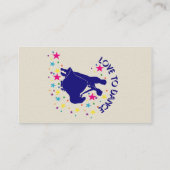 Penguin-ouder met zijn baby visitekaartje (Achterkant)