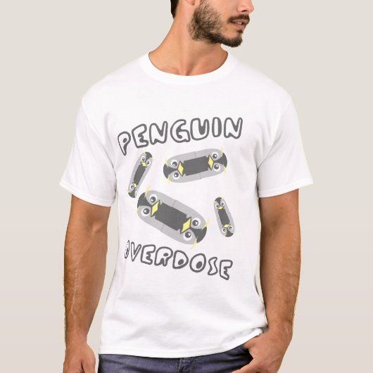 Penguin Overdosering T-shirt (Voorkant)