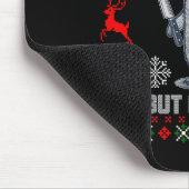 Penguin Overstimulated But Festive Ugly Christmas  Muismat (Hoek)