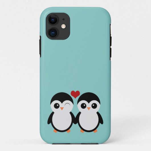 Penguin-paar iPhone 5-hoesje Case-Mate iPhone Case (Achterkant)