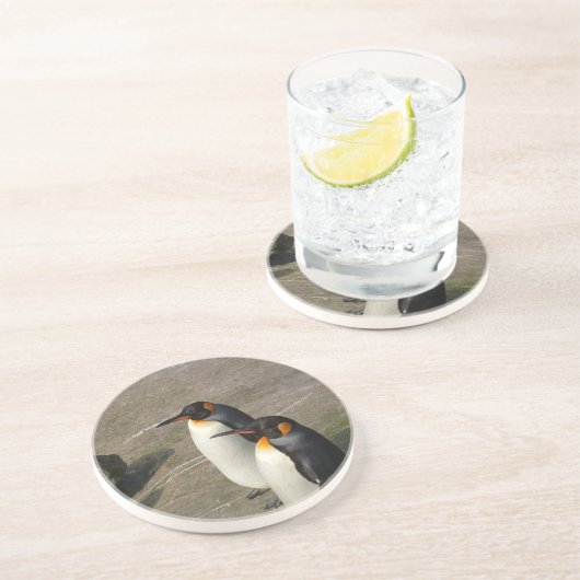 Penguin Pair Onderzetters (Zijkant)